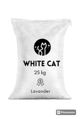 Arena Super Premium Para Gatos  Lavanda 25KG - White Cat